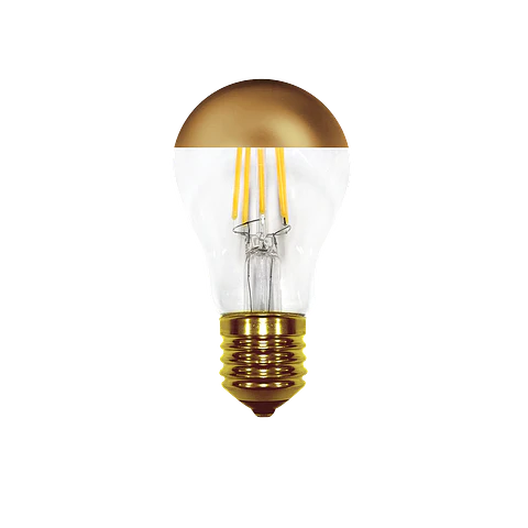 4W Lâmpada A60 Filamentos LED E27 Gold 3000K