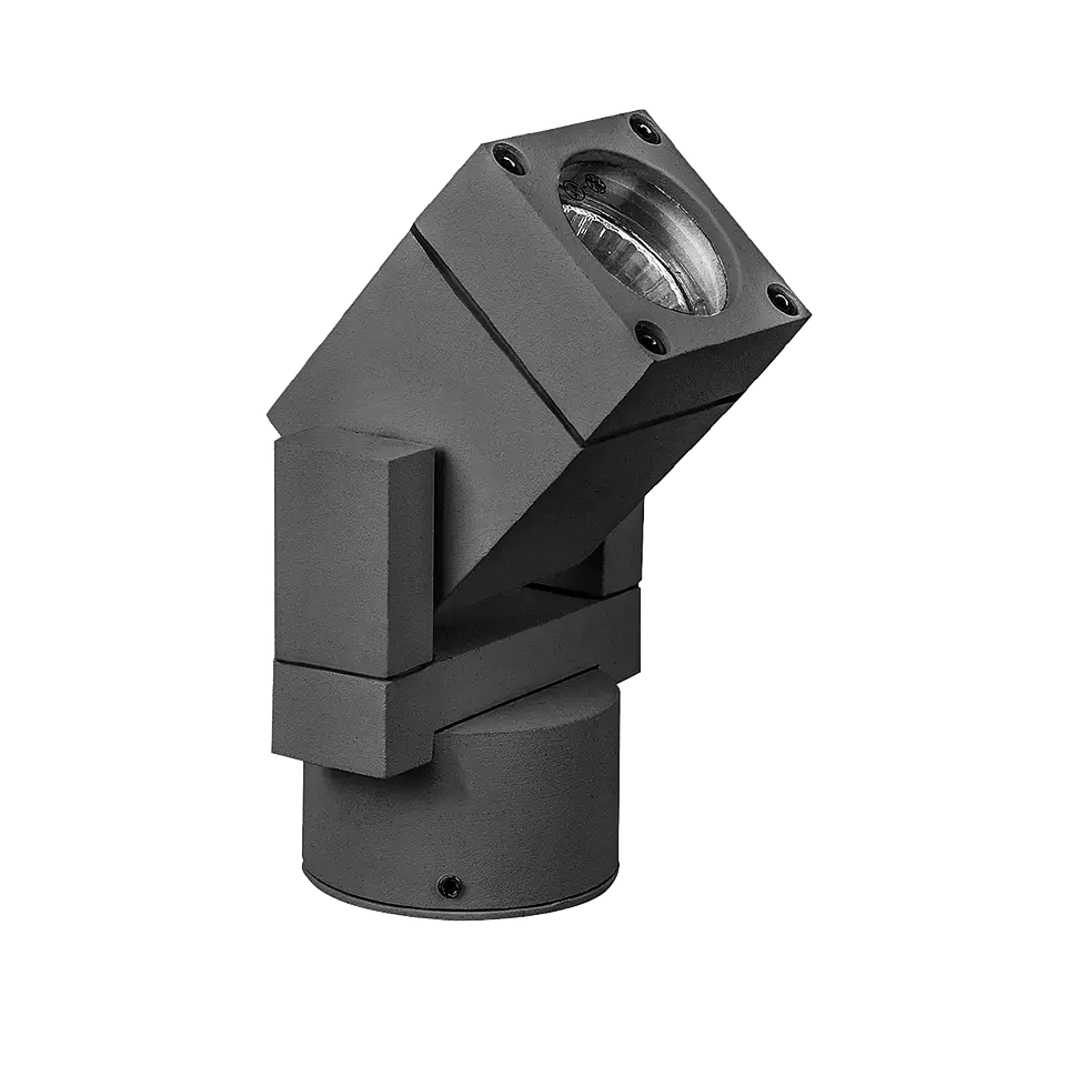 Elm Projector 1x GU10 max. 35W - Cinzento IP54 1