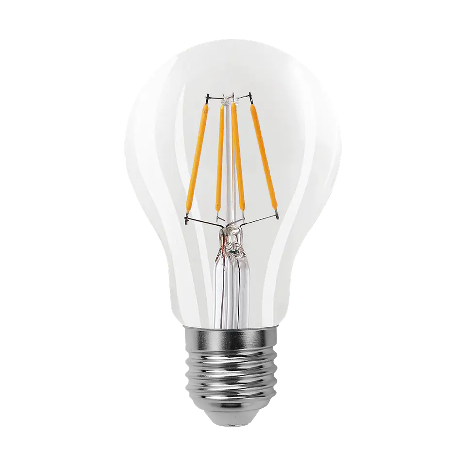 6W Lâmpada A60 LED E27 Cristal Dimável 2700K 1