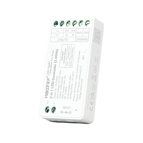 Controlador Fita Branco/CCT FUT035S+ 2.4GHz IP20