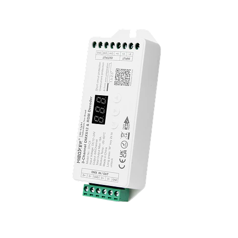 Controlador Fita RGB DMX512 RDM 20A D3-CX IP20