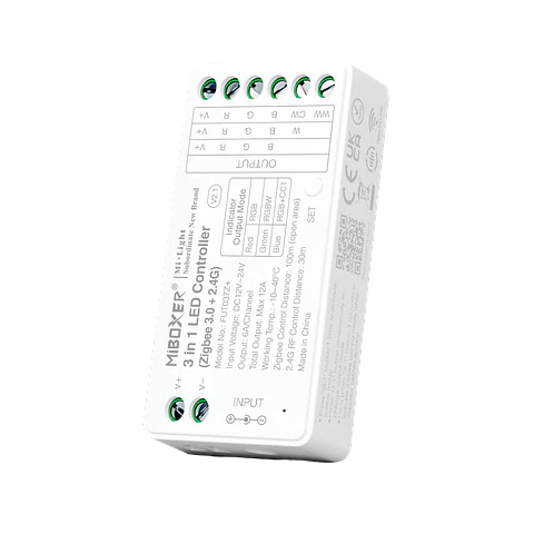 Controlador RGB/RGBW/RGBCCT FUT037Z+ (2.4GHz + ZigBee) IP20