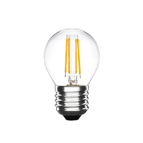 4W Lâmpada G45 Filamentos LED E27 Cristal 2700K