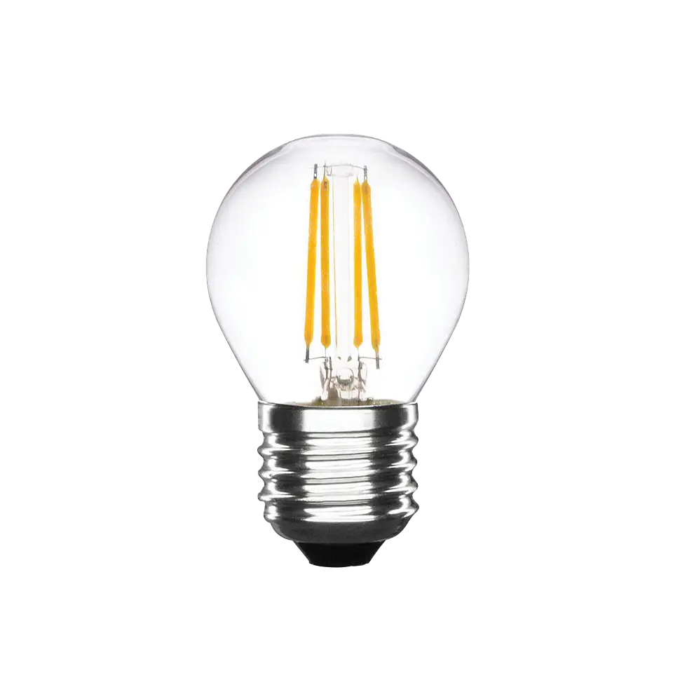 4W Lâmpada G45 Filamentos LED E27 Cristal 2700K 1