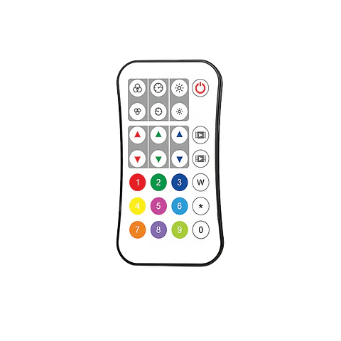 Comando Wireless para Controlador Fita Pixel/SPI RGB/RGBW IP20