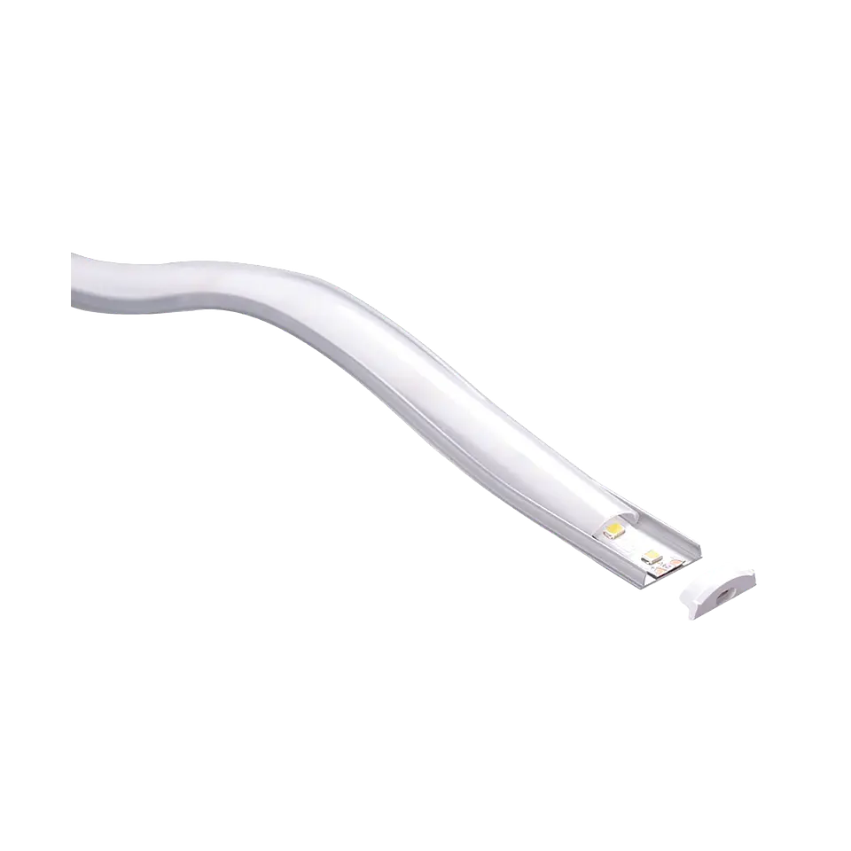 Perfil Alumínio Superfície Moldável 2M (L) 18 x (A) 6.4 x (I) 13.2 mm IP20 1