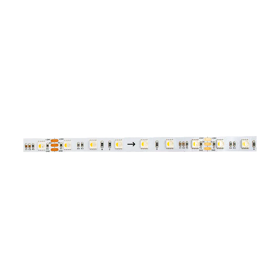 11W SPI Pixel SMD 5050 60Led/m 10mm RGBW 5m IP20 1