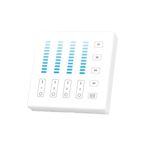 Painel Wireless 4 Zonas Touch Dimming B5 IP20