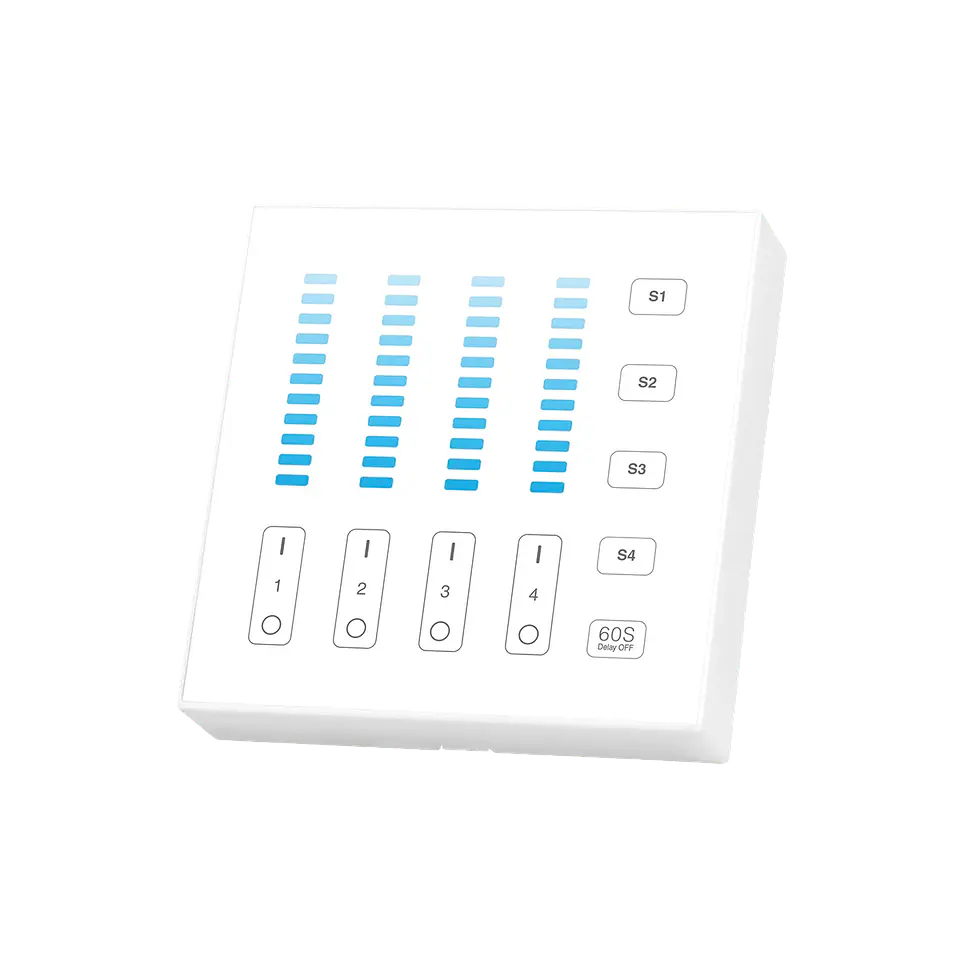 Painel Wireless 4 Zonas Touch Dimming B5 IP20 1