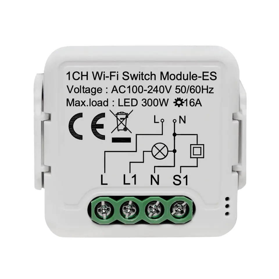 Mini Switch WiFi 16A com Power Meter 1