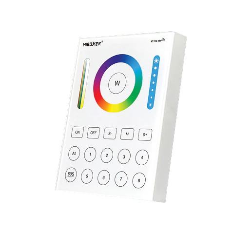 Painel Wireless RGB+CCT 8 Zonas B8 IP20