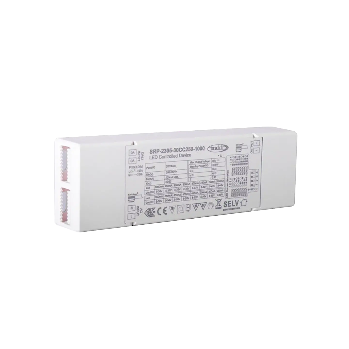 Driver DALI&Push Dimm 30W DALI (250mA-1A) 1