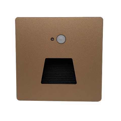 Espelho Meller II Sensor Trapezoid - Dourado