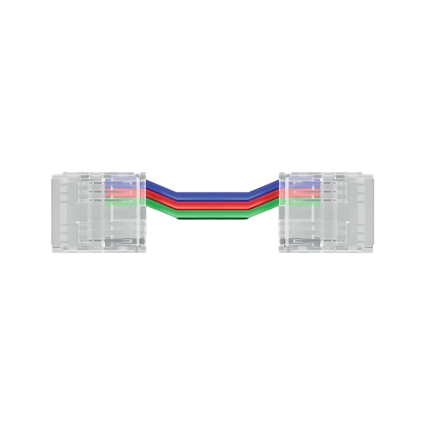 Conector+Cabo+Conector 10mm RGB COB 1