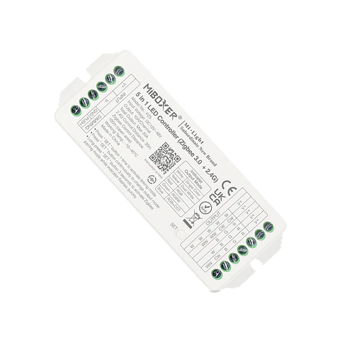 Controlador Fita 5 em 1 (W/CCT/RGB/RGBCCT) WiFi 20A IP20