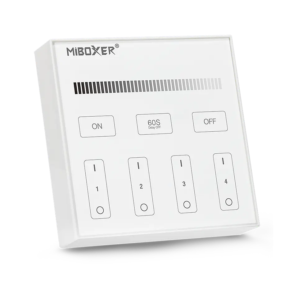 Painel Wireless 4 Zonas Touch Dimming T1 IP20 1