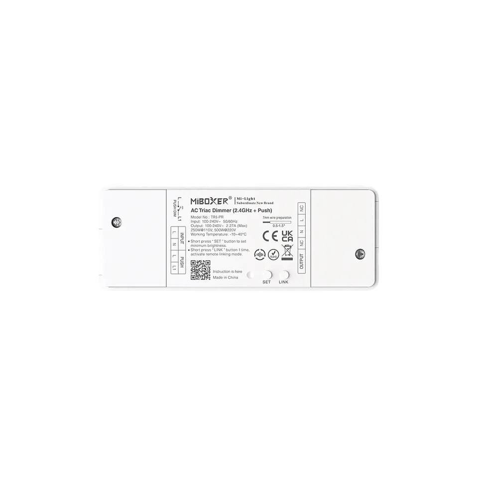 Módulo Triac + Push Dimm + Wireless 500W TRI-PR IP20 1