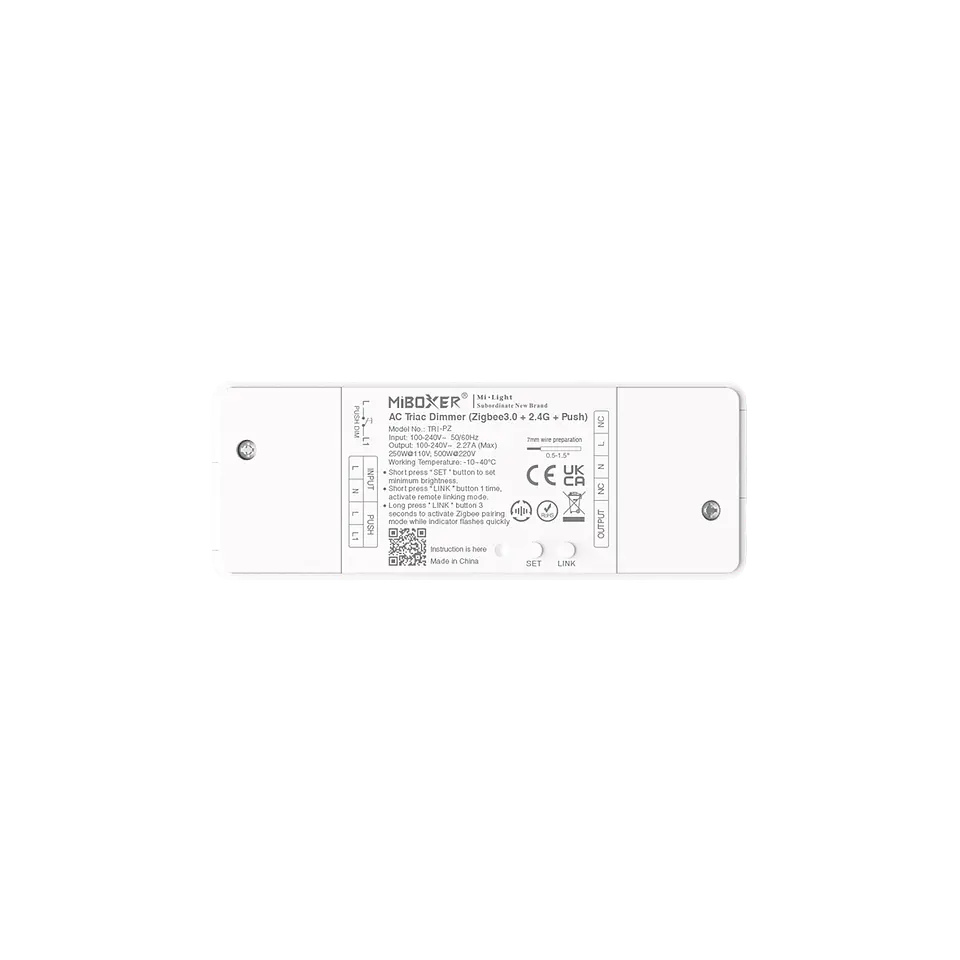Módulo Triac + Push Dimm + Wireless + ZigBee 500W TRI-PZ IP20 1