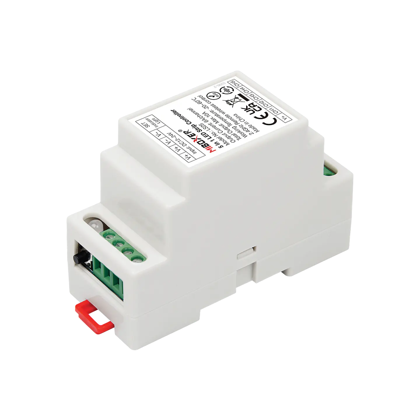 Controlador para Calha Din (W/CCT/RGB/RGBCCT) Wireless 10A LS2S IP20 1