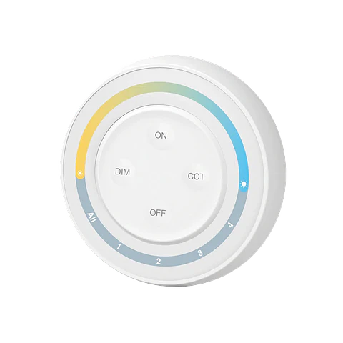 Comando Wireless Branco/CCT 4 Zonas S1W + Branco IP20