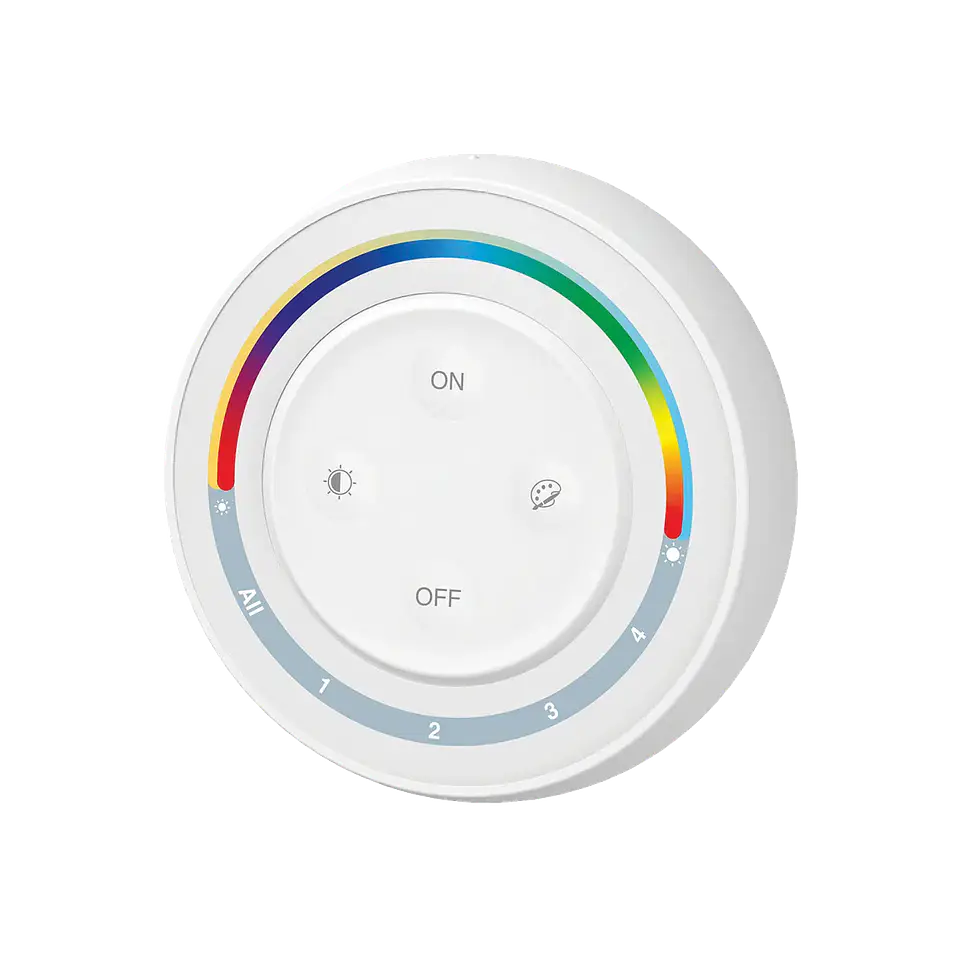 Comando Wireless RGB/RGBW/RGB+CCT 4 Zonas S2W + Branco IP20 1