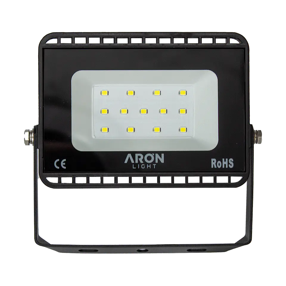 30W Projetor Policarbonato Preto 6000K IP65 1