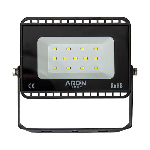 20W Projetor Policarbonato Preto 6000K IP65