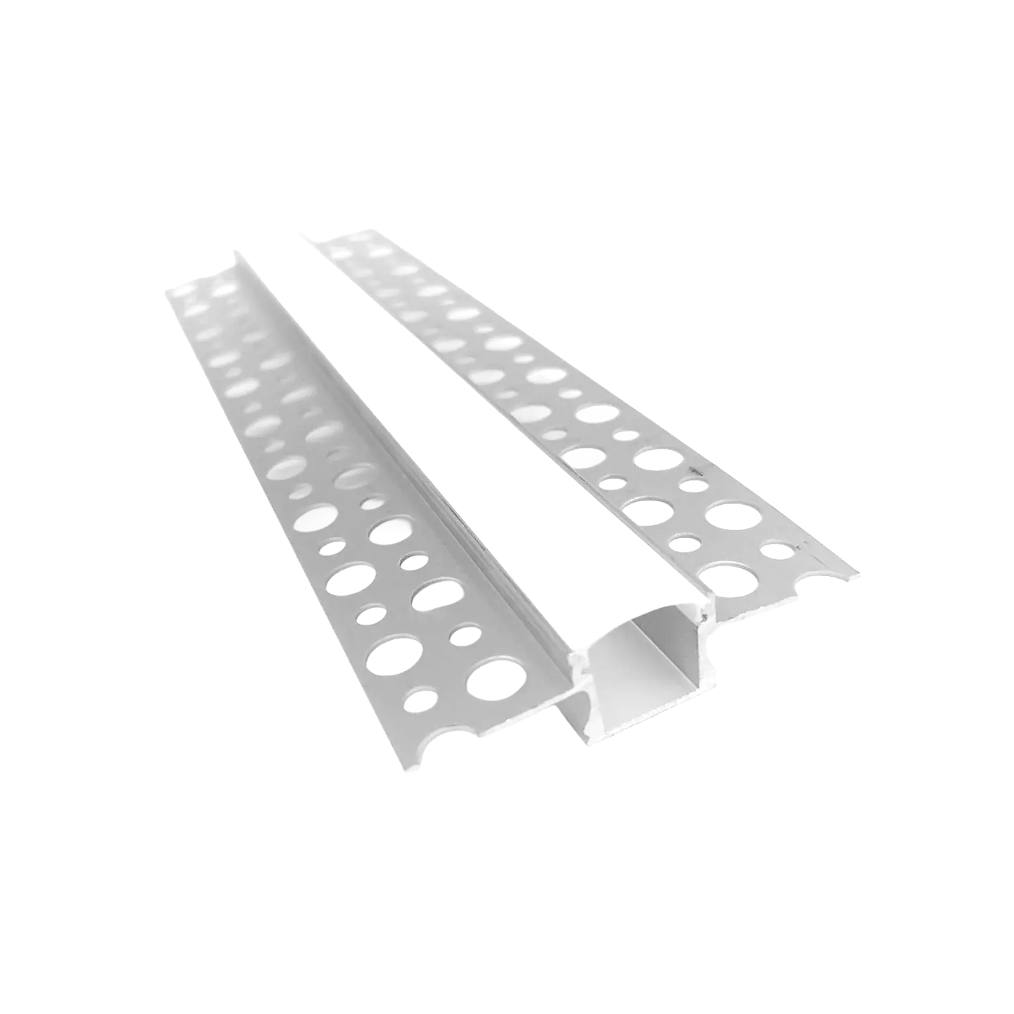 Perfil  Aluminio Enc. Pladur  2m  L58xA14xI12,6 - E17,4 1