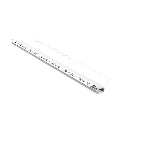 Perfil de Alumínio de Encastrar 2M - Ideal para 02 fitas (L) 43 x (A) 20 x (F) 30 x (I) 28mm IP20