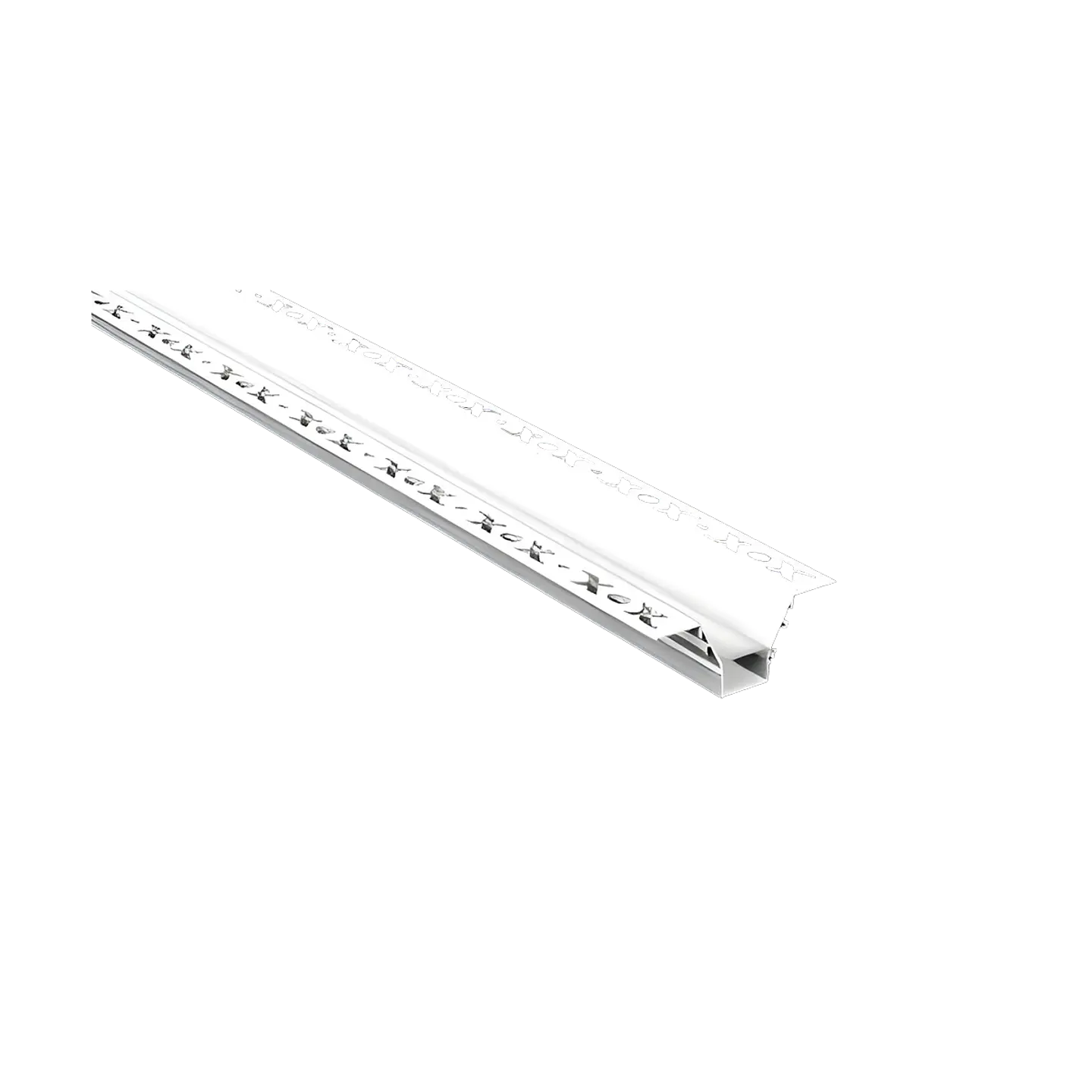 Perfil de Alumínio de Encastrar 2M - Ideal para 02 fitas (L) 43 x (A) 20 x (F) 30 x (I) 28mm IP20 1