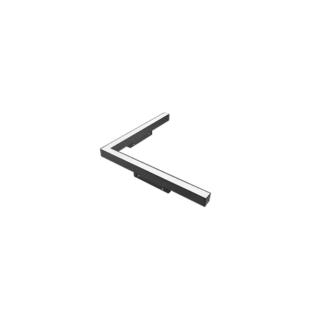 48V 20mm CORNER OPAL L315xW315 20W 120º 2700K Preto
