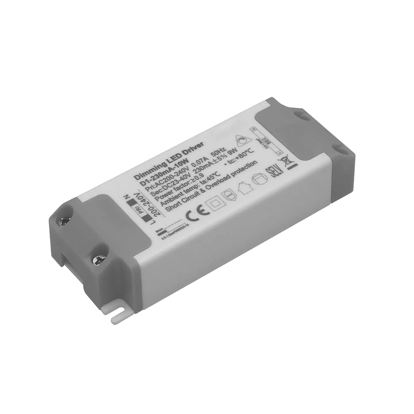 Driver Painel LED 10W Dimável Triac IP20 1