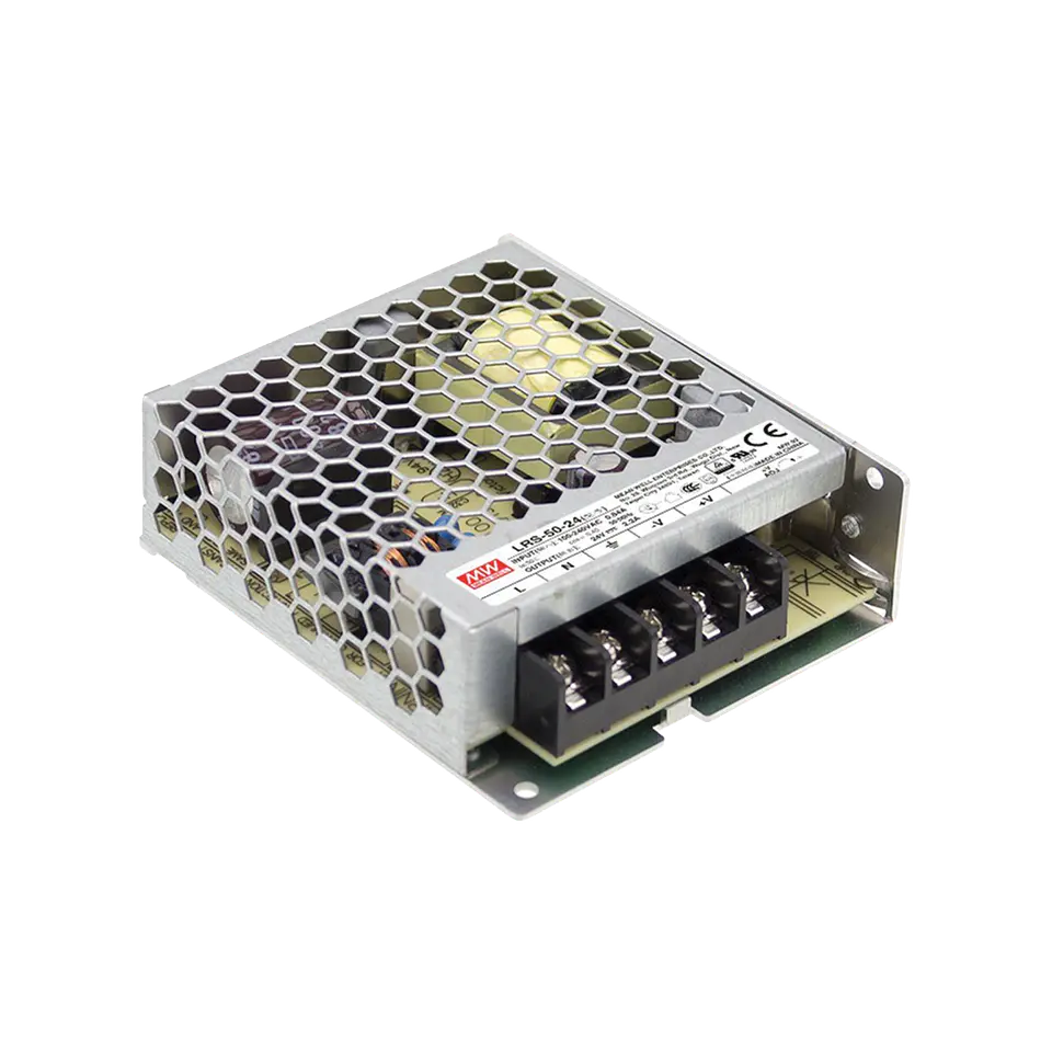 52.8W Meanwell LRS-50-24 24V 2.2A IP20 1