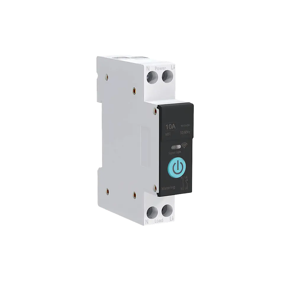 Disjuntor WiFi Smart 10A com Power Meter IP20 1