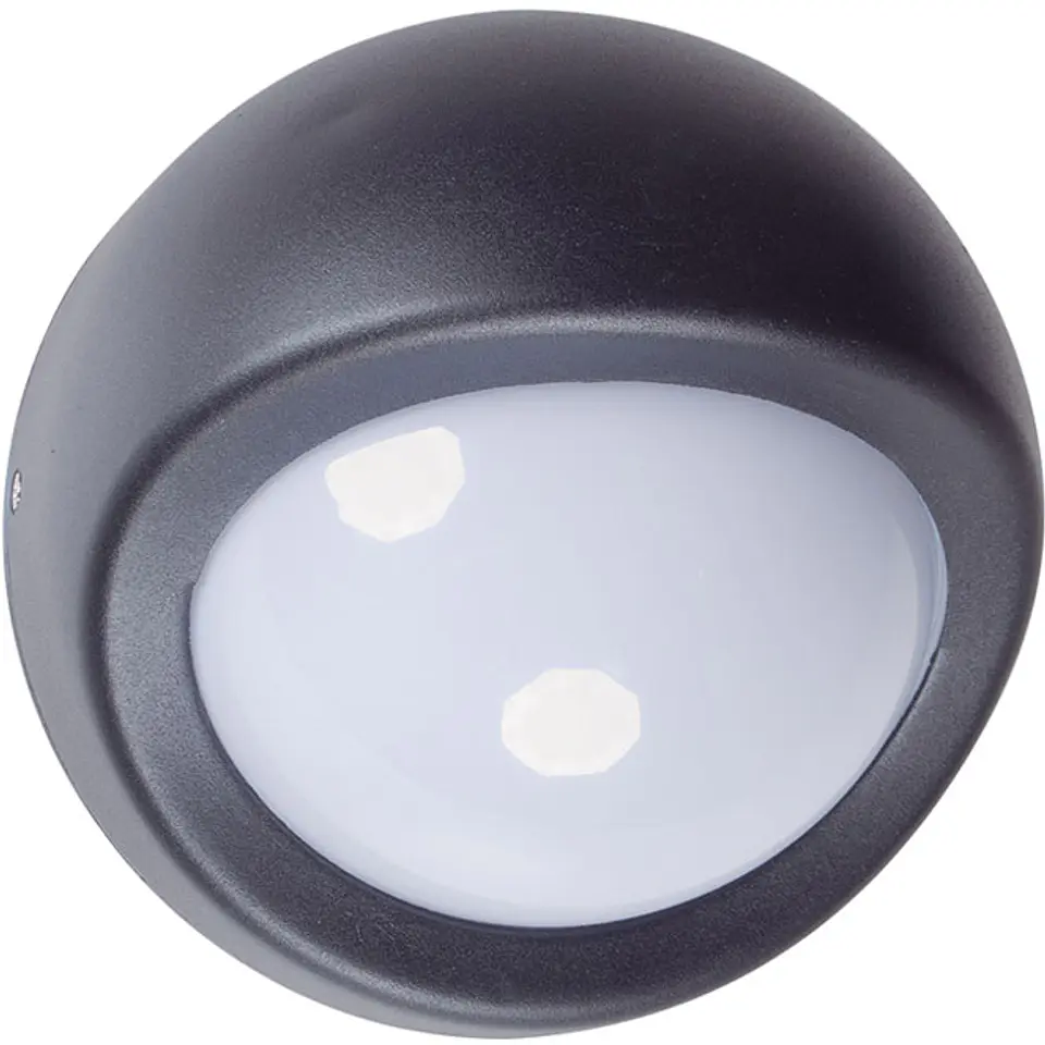 Aplique EUFRATES IP44 1xE27 L.12xD.19cm alumínio + policarbonato (PC) 2