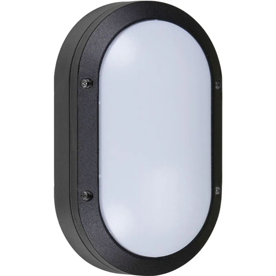 Aplique AMAZONAS pequeno IP54 1xE27 C.13,5xL.6xAlt.22cm alumínio + policarbonato (PC) 3