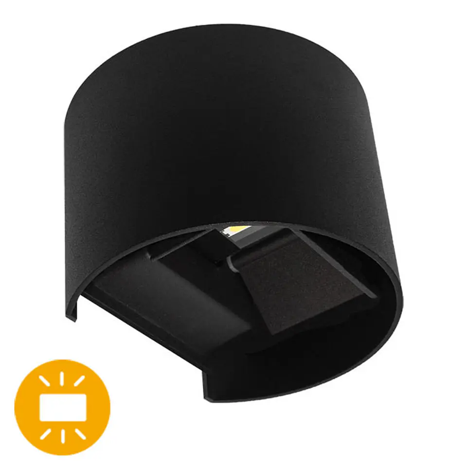 Aplique SALAS IP65 2x3W LED 500lm 6000K C.14xL.12xAlt.10cm 4
