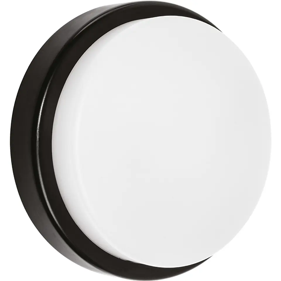 Aplique SURF ECOVISION redondo IP65 1x12W LED 960lm 6400K 120°Alt.5xD.16cm 2