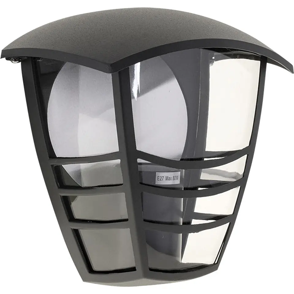 Aplique TERVA IP44 1xE27 C.19xL.13,5xAlt.19,5cm 3
