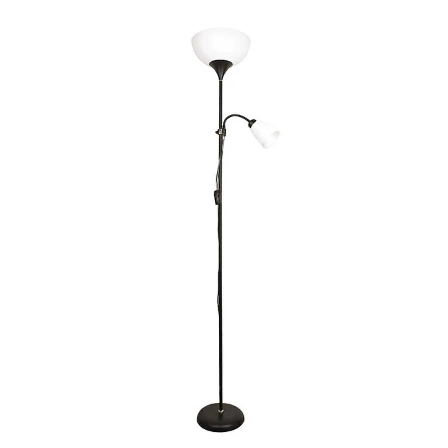 Candeeiro de pé VARESE 1xE27 com braço de leitura 1xE14 Alt.178xD.28cm 4