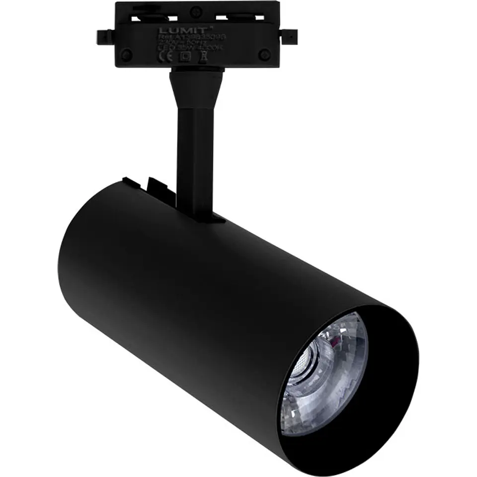 Foco para calha ADONIS (2 condutores) 1x35W LED 2200lm 6400K 24° C.8xL.8xAlt.24cm alumínio 2