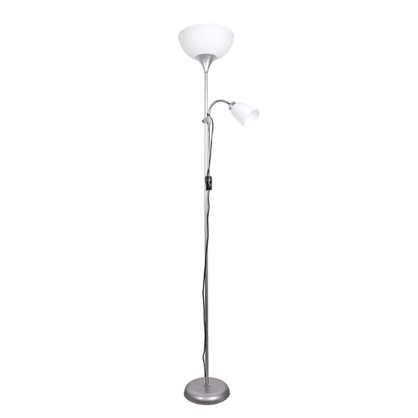 Candeeiro de pé VARESE 1xE27 com braço de leitura 1xE14 Alt.178xD.28cm 5