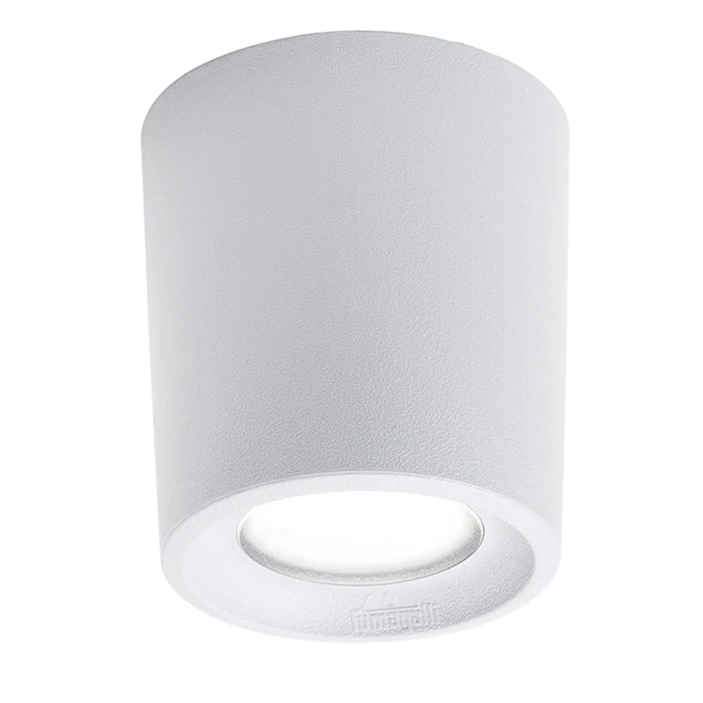 Foco LIVIA 1xGU10 6W botão CCT (2cores) IP55 Alt.10,5xD.9,6cm resina 4