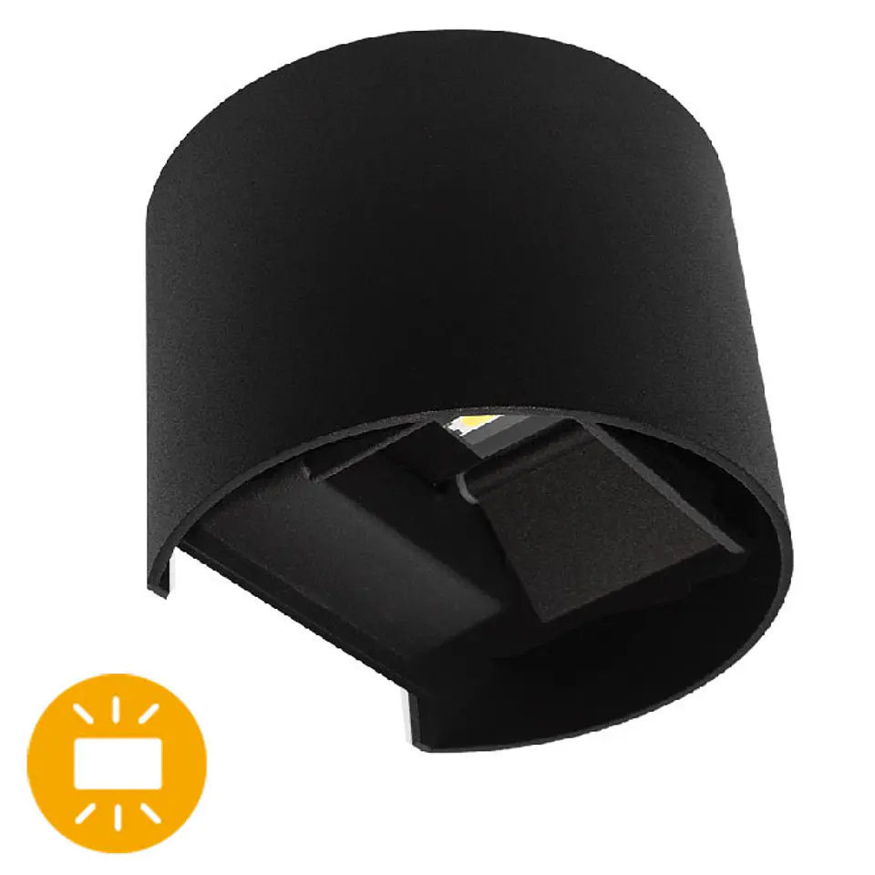 Aplique SIMONTE IP54 2x3W LED 560lm 6000K C.14xL.11,5xAlt.10cm 2