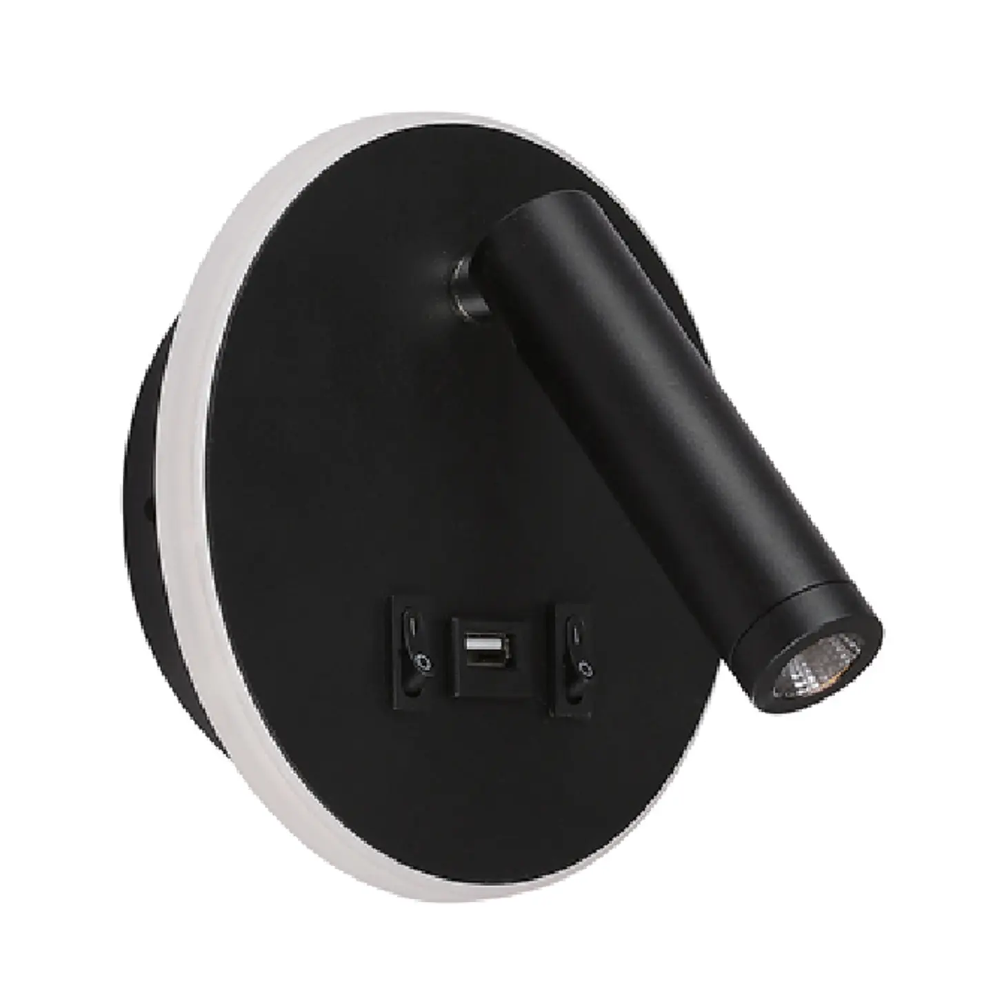 Aplique MATSYS 11W LED 657lm 3000K, porta USB C.9xL.4xAlt.120cm 4