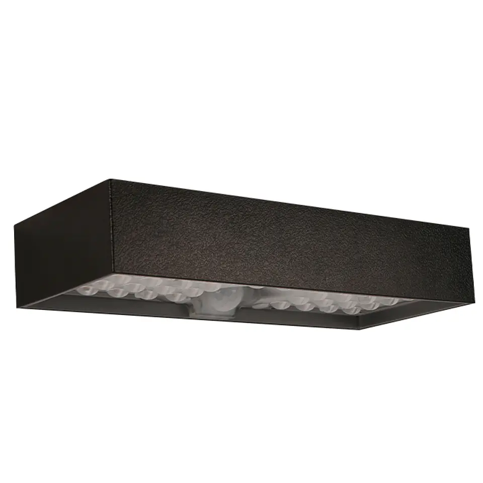 Aplique solar SANDOVAL IP65 6W LED 900lm 3000K C.23xAlt.4,27cm 4