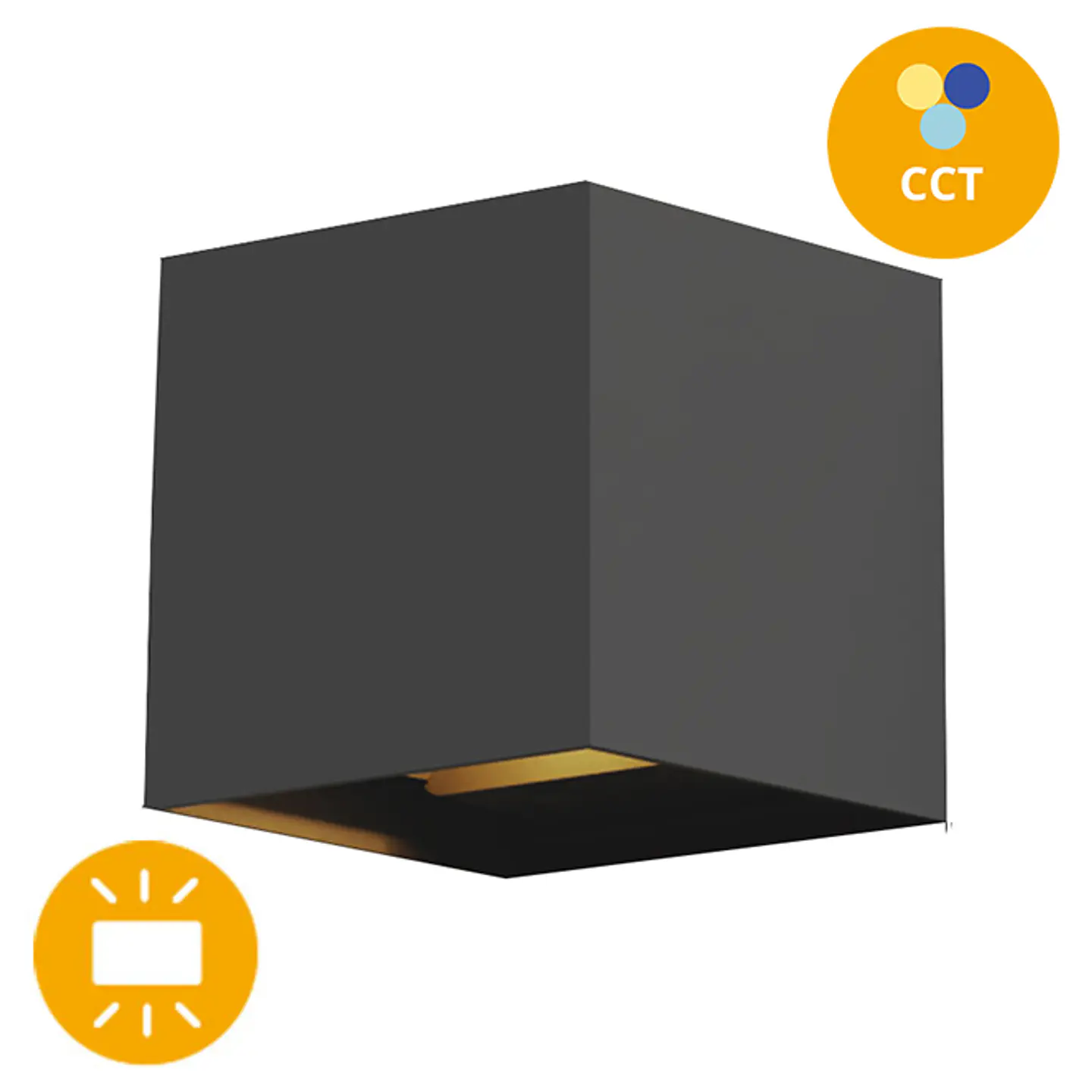 Aplique SORDO IP65 2x3W LED CCT 3000/4000/6500K C.10xL.10xAlt.10cm 5
