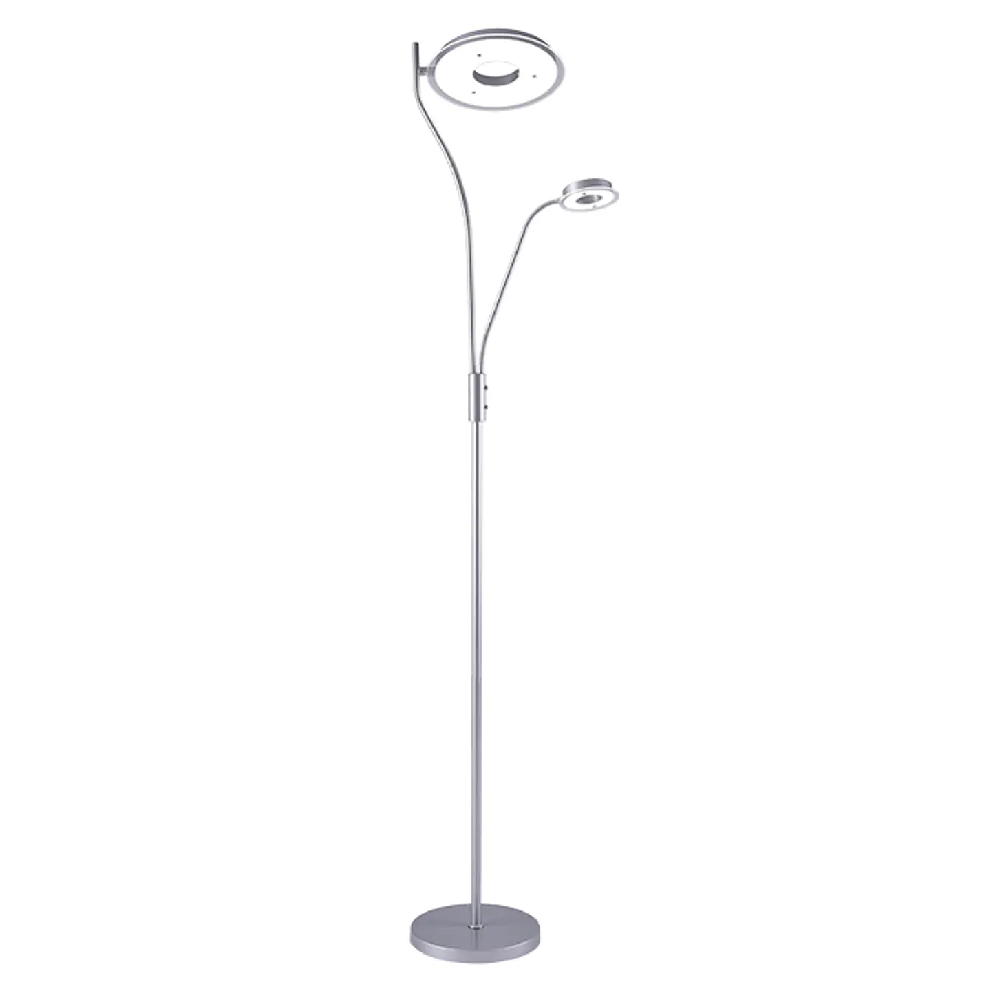 Candeeiro de pé GENOVA com braço de leitura 28W+7W LED 3000-6500K Alt.179xD.25cm 5