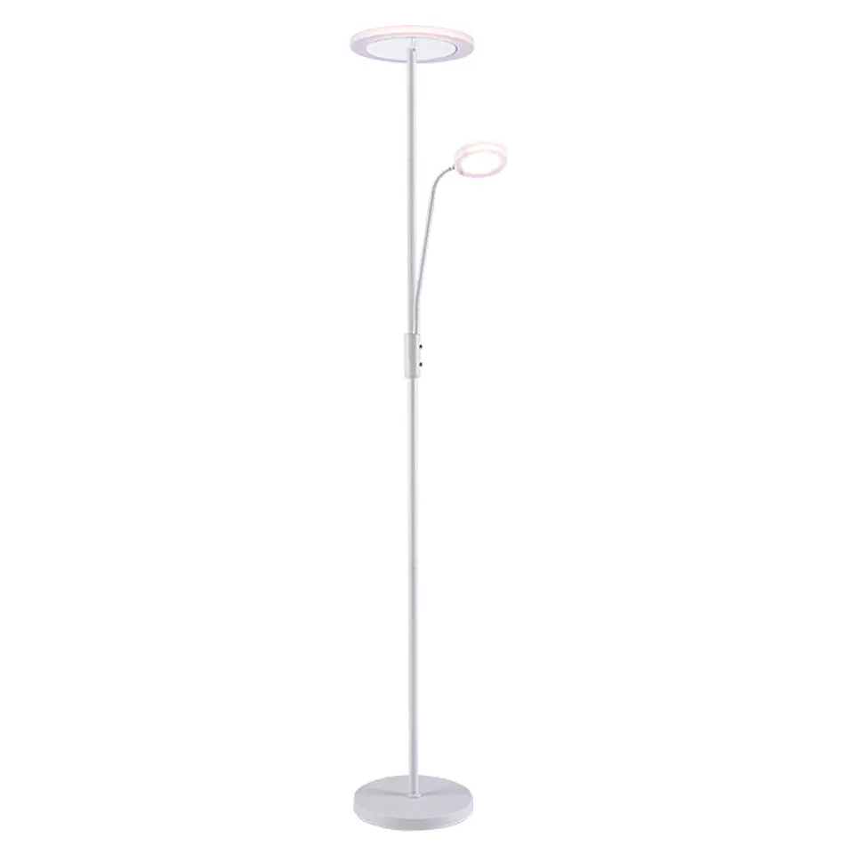 Candeeiro de pé BAYANI com braço de leitura 28W+6W LED 3000-6500K Alt.179xD.25cm 4