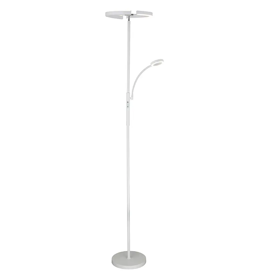 Candeeiro de pé IRIS com braço de leitura 20W+7W LED CCT (3000K-6000K) 5